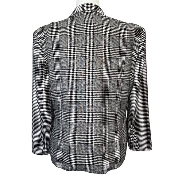 The Limited Blazer Jacket Checkered Gingham Vintage 80s 90s Ladies Size 8 USA - Picture 2 of 6
